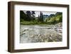 Stream, Rocks, Rushing Water, Glacier National Park, Montana-Yitzi Kessock-Framed Photographic Print