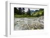 Stream, Rocks, Rushing Water, Glacier National Park, Montana-Yitzi Kessock-Framed Photographic Print