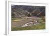 Stream Running Through a Mountain Range in Landmannalaugar, Iceland-Gavriel Jecan-Framed Photographic Print