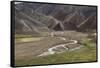 Stream Running Through a Mountain Range in Landmannalaugar, Iceland-Gavriel Jecan-Framed Stretched Canvas