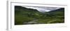 Stream Through Lush Mountain Landscape, Distant Cottages, Ireland-null-Framed Photographic Print