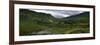 Stream Through Lush Mountain Landscape, Distant Cottages, Ireland-null-Framed Photographic Print