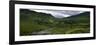 Stream Through Lush Mountain Landscape, Distant Cottages, Ireland-null-Framed Photographic Print