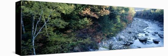 Stream Through White Mountains, NH-Peter Adams-Stretched Canvas