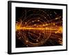 Streamer Chamber Photo of Oxygen Ion Collision-Cern-Framed Photographic Print