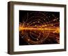 Streamer Chamber Photo of Oxygen Ion Collision-Cern-Framed Photographic Print