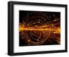 Streamer Chamber Photo of Oxygen Ion Collision-Cern-Framed Photographic Print