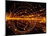 Streamer Chamber Photo of Oxygen Ion Collision-Cern-Mounted Photographic Print