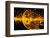 Streamer Chamber Photo of Particle Tracks-Cern-Framed Photographic Print
