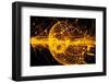 Streamer Chamber Photo of Particle Tracks-Cern-Framed Photographic Print