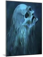Streaming Skull Face-Patricia Dymer-Mounted Giclee Print