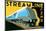 Streamline Train-Brian James-Mounted Art Print