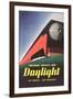 Streamlined Daylight Train-null-Framed Art Print