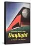 Streamlined Daylight Train-null-Framed Stretched Canvas