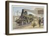 Streamlined Express Locomotive, 1895-null-Framed Giclee Print