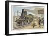 Streamlined Express Locomotive, 1895-null-Framed Giclee Print