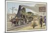 Streamlined Express Locomotive, 1895-null-Mounted Giclee Print