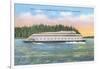 Streamlined Ferry, Seattle, Washington-null-Framed Art Print