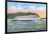 Streamlined Ferry, Seattle, Washington-null-Framed Art Print