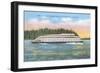 Streamlined Ferry, Seattle, Washington-null-Framed Art Print