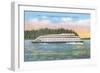 Streamlined Ferry, Seattle, Washington-null-Framed Art Print