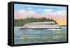 Streamlined Ferry, Seattle, Washington-null-Framed Stretched Canvas