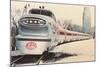 Streamlined New York Central Train-null-Mounted Art Print