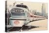 Streamlined New York Central Train-null-Stretched Canvas