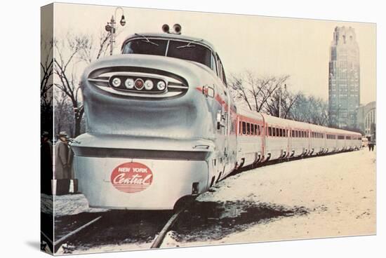 Streamlined New York Central Train-null-Stretched Canvas