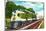 Streamlined Southerner Train-null-Mounted Art Print