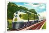 Streamlined Southerner Train-null-Framed Art Print