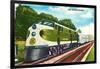 Streamlined Southerner Train-null-Framed Art Print