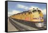 Streamlined Train, City of San Francisco-null-Framed Stretched Canvas