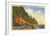 Streamlined Train, Seattle, Washington-null-Framed Art Print