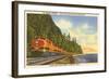 Streamlined Train, Seattle, Washington-null-Framed Art Print