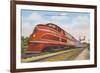 Streamlined Train-null-Framed Art Print