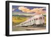 Streamlined Train-null-Framed Art Print