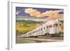 Streamlined Train-null-Framed Art Print