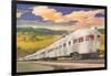 Streamlined Train-null-Framed Art Print