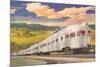 Streamlined Train-null-Mounted Premium Giclee Print