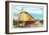 Streamliner City of Los Angeles-null-Framed Art Print