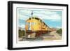 Streamliner City of Los Angeles-null-Framed Art Print