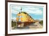 Streamliner City of Los Angeles-null-Framed Art Print