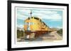 Streamliner City of Los Angeles-null-Framed Art Print