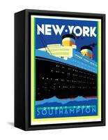 Streamliner NY-Brian James-Framed Stretched Canvas