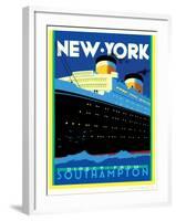 Streamliner NY-Brian James-Framed Art Print