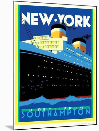 Streamliner NY-Brian James-Mounted Art Print