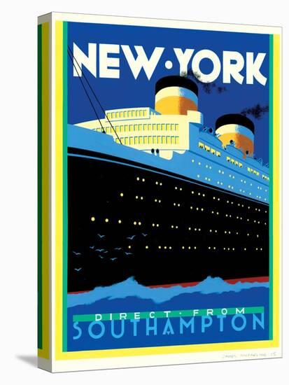 Streamliner NY-Brian James-Stretched Canvas