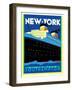 Streamliner NY-Brian James-Framed Art Print