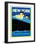 Streamliner NY-Brian James-Framed Art Print